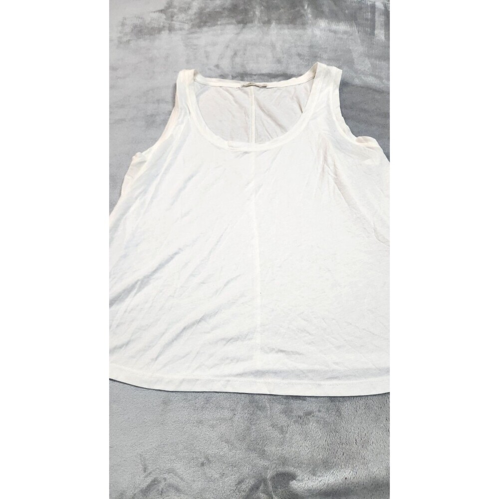 NWOT Barefoot Dreams Malibu Collection White XL Pima Cotton Blend Tank Top